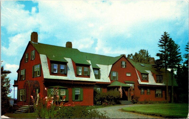 Campobello Island NB Canada Franklin D Roosevelt Cottage Park Postcard VTG UNP  