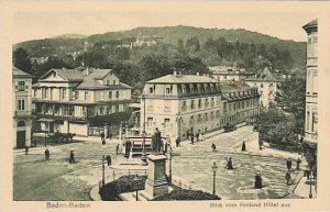 Germany Baden Baden Blick vom Holland Hotel aus