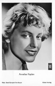 Postcard RPPC Photo Annelise Kaplan German Movie Actress 22-13073