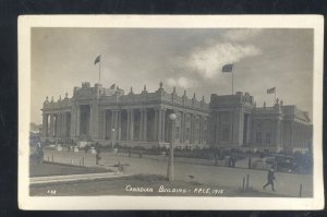 RPPC PANAMA PACIFIC INTERNATIONAL EXPOSITION CANADA BLDG REAL PHOTO POSTCARD