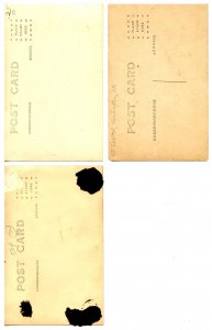 3 RPPC's - Men