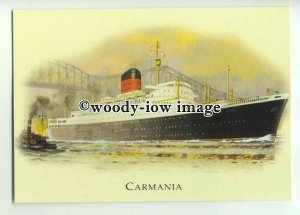 LN0247 - Cunard Liner - Carmania , built 1954 - postcard