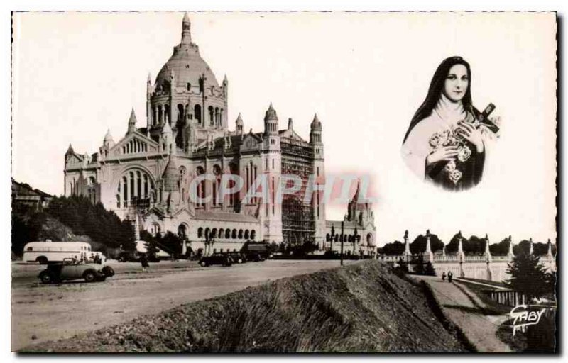 Old Postcard Lisieux Basilica
