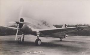 Curtiss Hawk 75 Military WW2 Plane Vintage Plain Back Postcard Old Photo