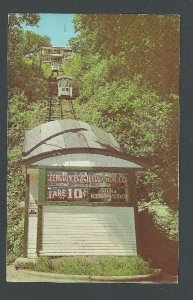 Ca 1939 PPC Dubuque IL Scenic RR Fenelon Place Elevator Mint