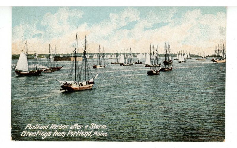 ME - Portland. Portland Harbor After A Storm