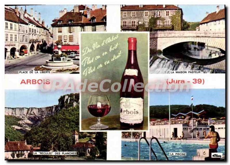 Modern Postcard Arbois Place de la Liberte The Planches