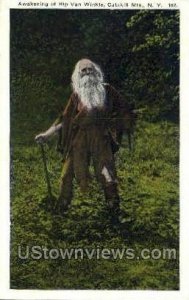 Awakening of Rip Van Winkle in Catskill Mountains, New York