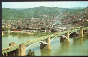 Pennsylvania PITTSBURGH The Washington Crossing Bridge Fortieth Street - Chrome