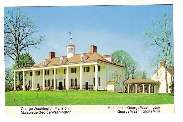 George Washington Mansion, Mt Vernon, Virginia