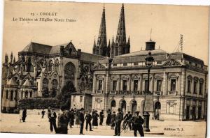 CPA CHOLET-Le Théatre et l'Église N.-D. (189890) 