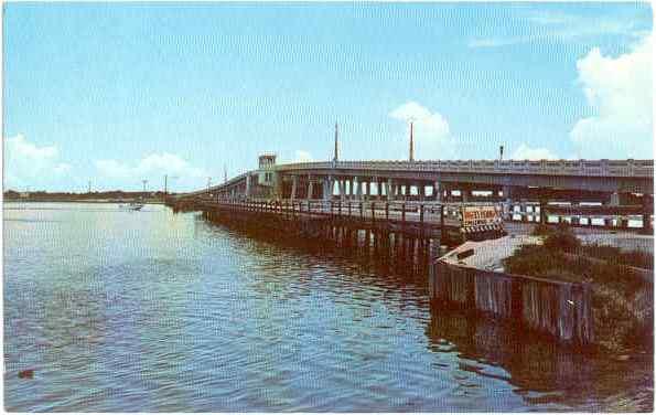 Anger's Fishing Bridge, Englewood, Florida, FL, 1972 Chrome