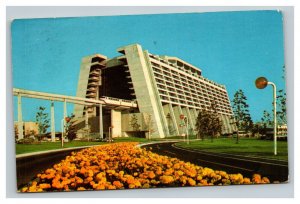 Vintage Walt Disney World Monorail Postcard Divided Back POSTED