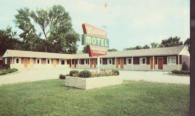 Westview Motel - Lawrence, Kansas Vintage Postcard