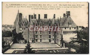 Old Postcard Langeais Chateau