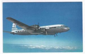Pan American Airlines Super 6 Clipper Aircraft postcard