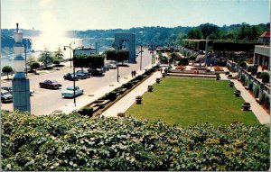 Vtg Niagara Falls Canada Oakes Park Gardens Canadian Horseshoe Falls Postcard