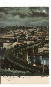 Postcard The S Bridge Manayunk Philadelphia PA 1908