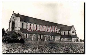 Old Postcard Pontigny (Yonne) The Abbey Church (XII s)