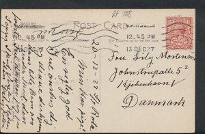 Family History Postcard - Mortinsen or Mortinson - Denmark   RF788