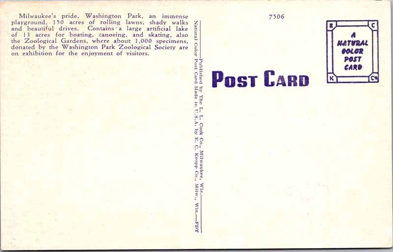 Postcard BOATS SCENE Milwaukee Wisconsin WI AM2056