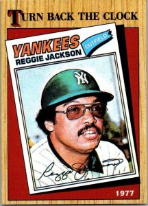 1987 Topps Baseball Card Reggie Jackson New York Yankees s3142