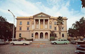Lake City Florida Columbia Court House Street View Vintage Postcard K71160