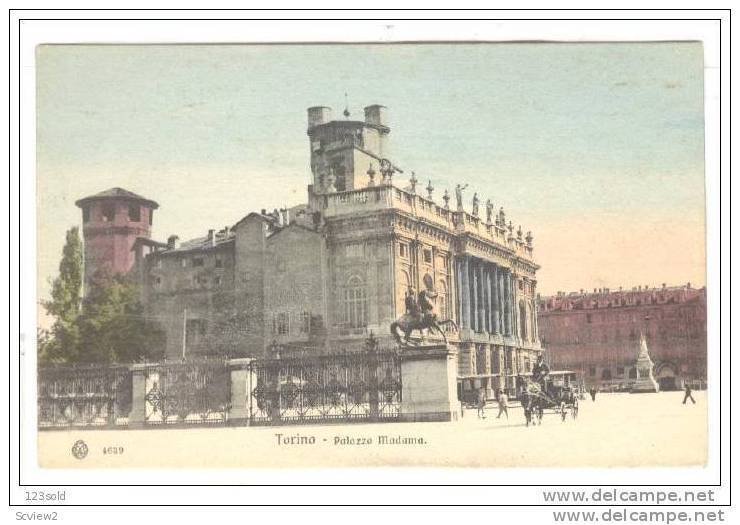 Italy Torino (Turin) - Plazzo Madama - hand tinted 00´s