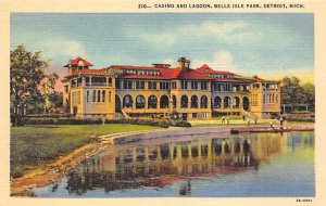 Belle Isle Park Casino And Lagoon - Detroit, Michigan MI