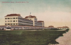 CONTINENTAL HOTEL ATLANTIC BEACH FLORIDA PABLO BEACH DPO DOANE POSTCARD 1907