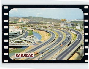 Postcard Tramo Del Sistema Vial El Pulpo, Caracas, Venezuela