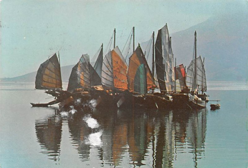 Chinese Junk, Castle Peak Hong Kong 1971 