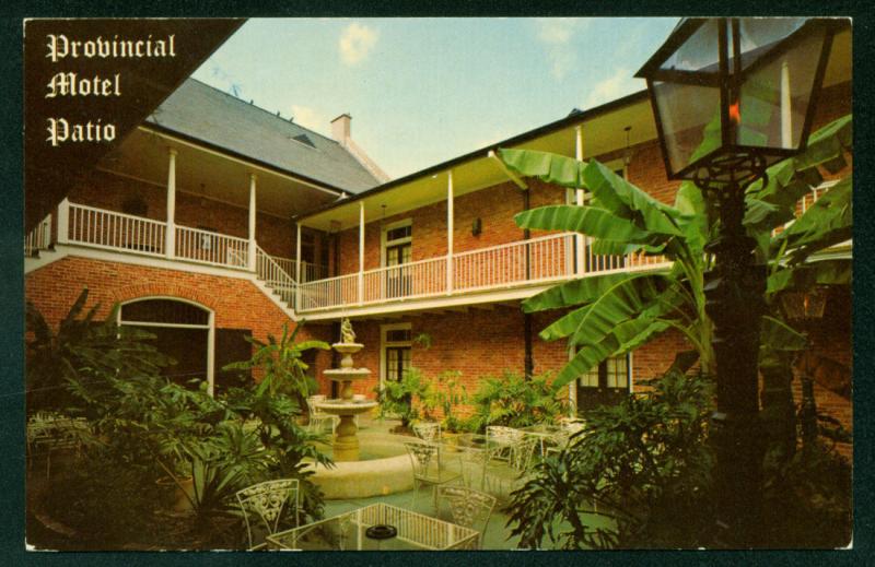 Provincial Motel French Quarter New Orleans La Water Fountain