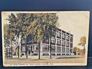 Postcard Diesel-Wemmer Co. Cigar Factory in Delphos, OH.    W1