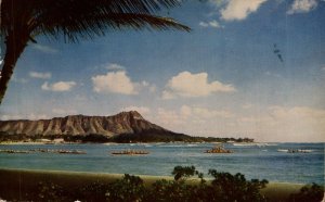 Hawaii Aloha Day Celebration Waikiki Beach Chrome Postcard 08.57