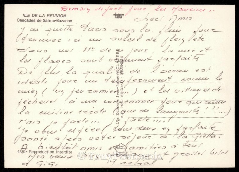 Ile de la Reunion - Cascades de Sainte-Suzanne