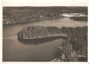 CE0195 finland hameelinna natural reserve river real photo PC