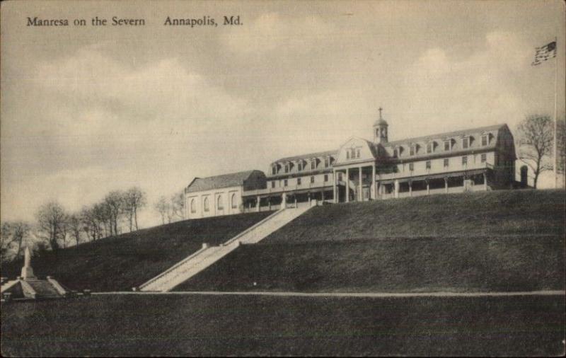 Annapolis MD Manresa on the Severn Postcard