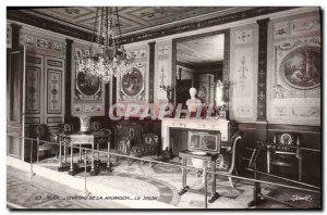 Old Postcard Rueil Malmaison Chateau of Le Salon
