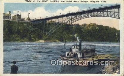 Maid Of The Mist, Niagara Falls, New York, NY USA Ferry Unused crease, a lot ...