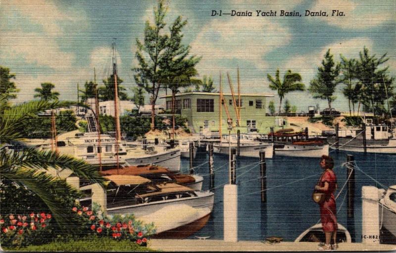 Florida Dania Yacht Club Curteich