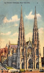 New York City St Patrick's Cathedral 1950