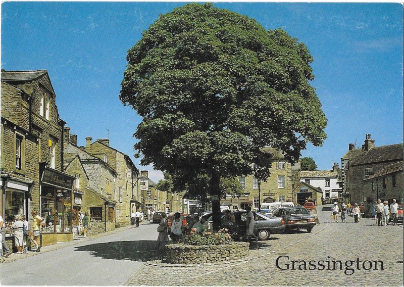 Market Square Grassington Wharfedale's Principal Village North Yorkshire UK