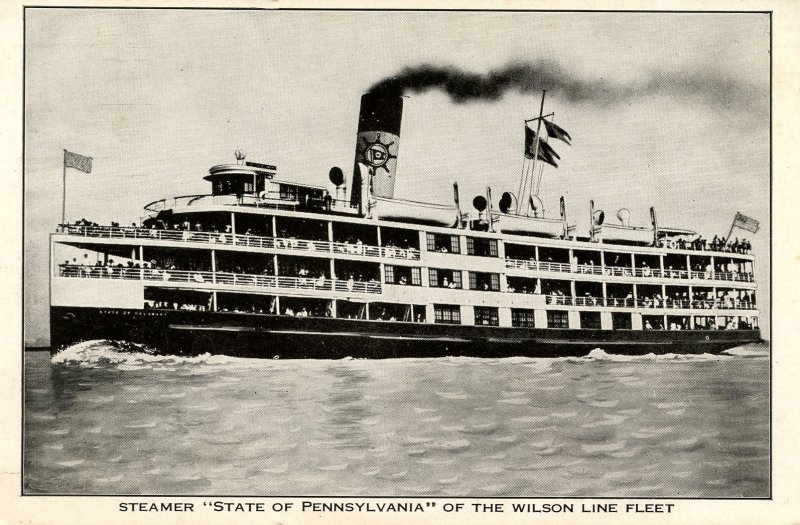 Wilson Line - SS State of Pennsylvania on the Delaware River