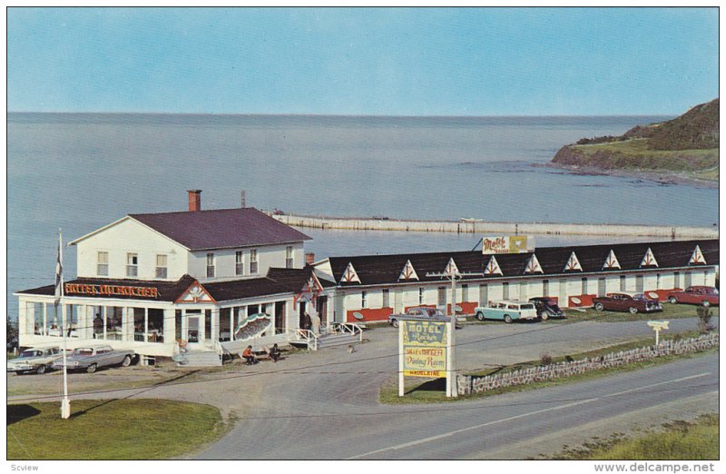 Hotel-Motel Du Rocher, Highway 6, MEDELEINE CENTRE, Quebec, Canada, 40-60's