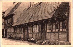 Denmark Naestved Apostelgaarden Næstved Vintage Postcard C021