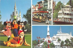 Lot 4 usa florida  walt disney world horse tram ship mickey mouse minnie pluto