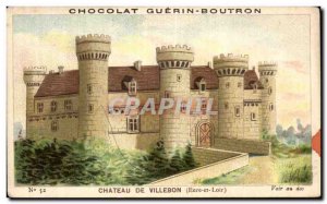Chromo Chocolate Guerin Boutron Chateau De Villebon Eure et Loir