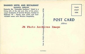 OR, Shaniko, Oregon, Shaniko Hotel, Restaurant, 50s Cars, Childs No S277293