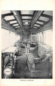 Imperial Government Railway Imerial Carriage Train Car Interior PC AA4153